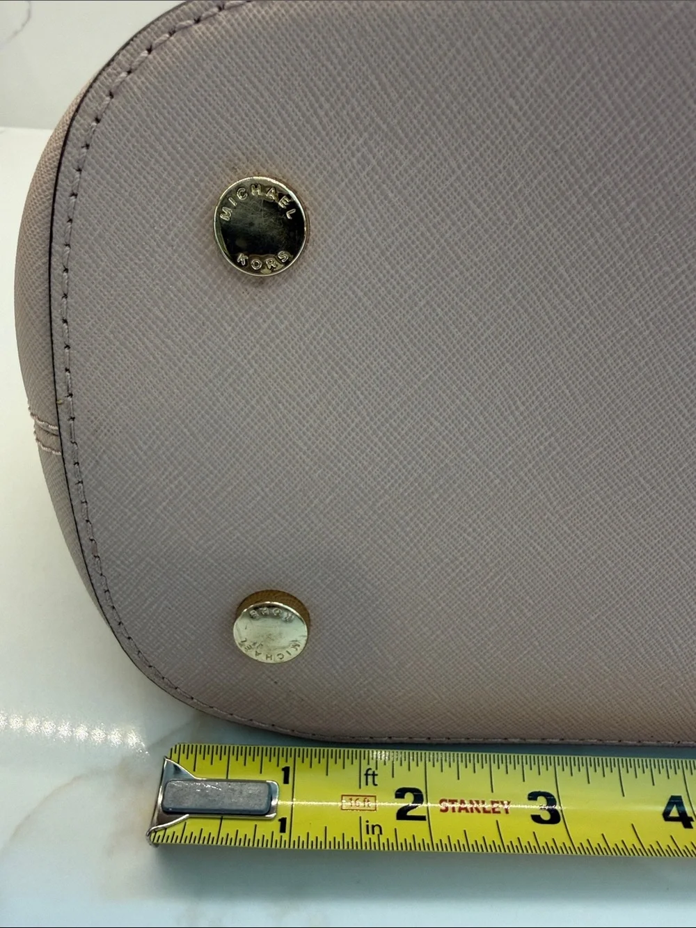 Michael Kors Jet Set Medium Saffiano Leather Snap Pocket Tote Bag